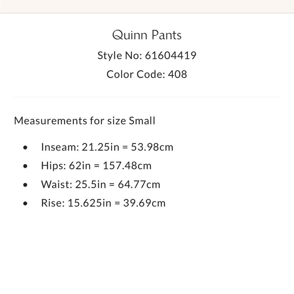 Free People QUINN Pants Tan Sz Small - Picture 7 of 7